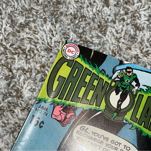 VINTAGE 1970 DC COMICS Green Lantern Star Sapphire & Sinestro Appear Comic #74 - Picture 2 of 10